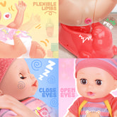 16 Inch Baby Doll, YCFUN Dolls Toy Set Baby Girl Toys Pretend Play Preschool Toys Gift for Toddlers
